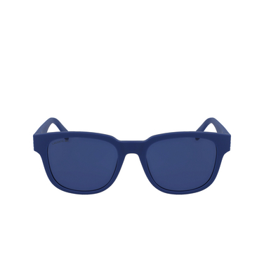 Lunettes de soleil Lacoste L982S 401 matte blue - Vue de face