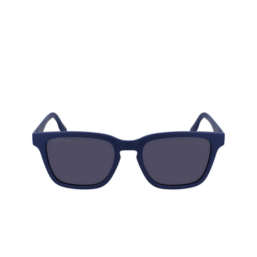 Lunettes de soleil Lacoste L987S 401 matte blue - Vue de face