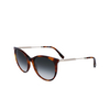 Lunettes de soleil Lacoste L993S 214 havana - Vignette du produit 3/4