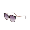 Occhiali da sole Lacoste L993S 610 rose havana - anteprima prodotto 3/4