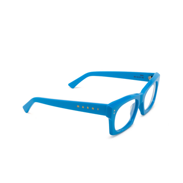 Marni EDKU OPTICAL Eyeglasses 56I blue - three-quarters view