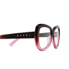 Marni ELEPHANT ISLAND OPT Eyeglasses 0NF faded burgundy - product thumbnail 3/4