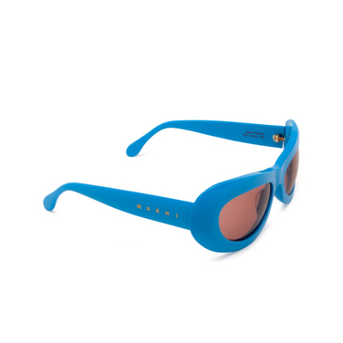 Marni FIELD OF RUSHES Sunglasses EZ5 blue - three-quarters view