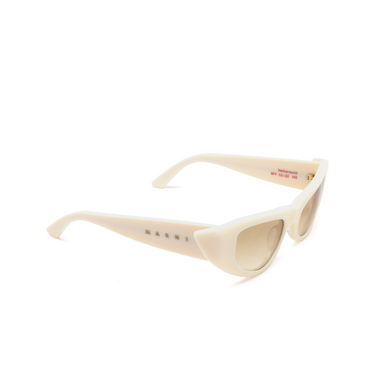 Marni NETHERWORLD Sunglasses 8FP white - three-quarters view