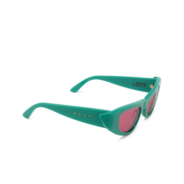 Marni NETHERWORLD Sunglasses YSJ green - three-quarters view