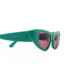 Marni NETHERWORLD Sunglasses YSJ green - product thumbnail 3/4