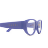 Occhiali da vista Marni ORINOCO OPTICAL DV8 lilac - anteprima prodotto 3/4