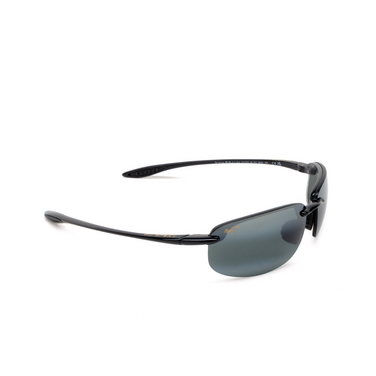 Lunettes de soleil Maui Jim HOOKIPA 02 black - Vue trois quarts