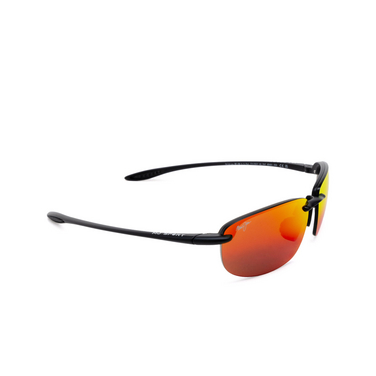 Maui Jim HOOKIPA Sunglasses 2M black matte - three-quarters view