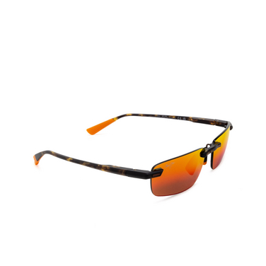 Maui Jim ILIKOU Sunglasses 10 matte dark havana - three-quarters view