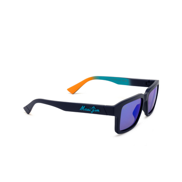 Maui Jim KAHIKO Sunglasses 03 matte dark blue - three-quarters view