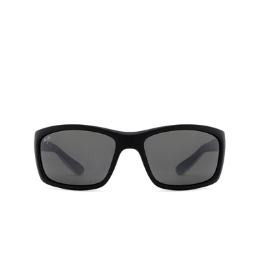 Maui Jim KANAIO COAST Sunglasses 02MD matte soft black / white / blue - front view