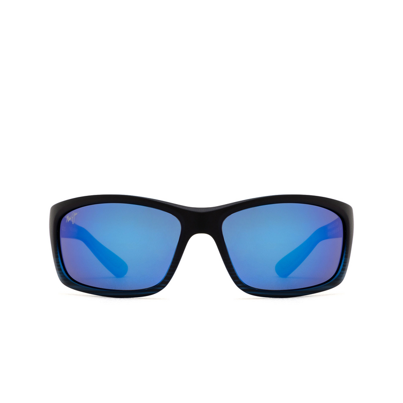 Maui Jim KANAIO COAST Sunglasses 08C matte trans. blue black stripe - 1/4