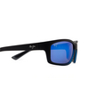 Gafas de sol Maui Jim KANAIO COAST 08C matte trans. blue black stripe - Miniatura del producto 3/4