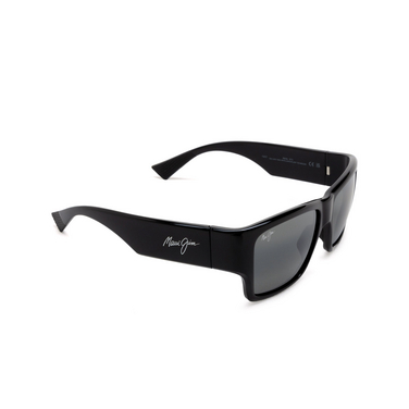 Maui Jim KAOLU Sunglasses 001 shiny black - three-quarters view