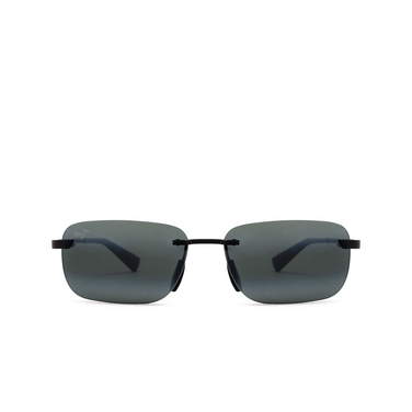 Gafas de sol Maui Jim LANAKILA 02 matte black w/grey - Vista delantera
