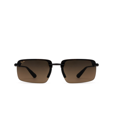 Maui Jim LAULIMA Sunglasses 10A shiny dark havana - front view