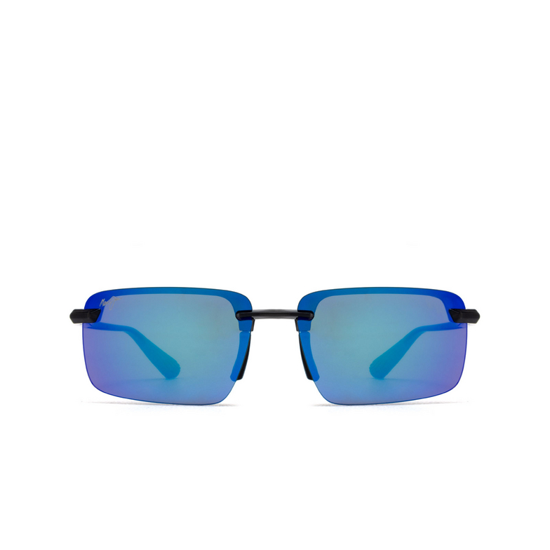 Maui Jim LAULIMA Sunglasses 14 shiny transparent dark grey - 1/4