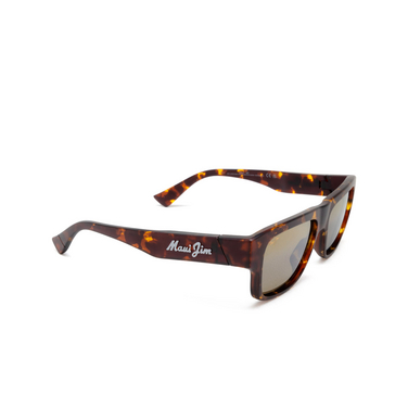 Gafas de sol Maui Jim MJ0638S 002 matte dark havana - Vista tres cuartos
