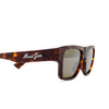 Occhiali da sole Maui Jim KŌKUA 002 matte dark havana - anteprima prodotto 3/4