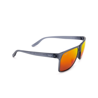 Maui Jim PAILOLO Sunglasses 14 translucent matte grey - three-quarters view