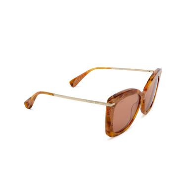 Max Mara BETH Sunglasses 56E coloured havana - three-quarters view