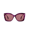 Gafas de sol Max Mara BETH 83W violet / striped - Miniatura del producto 1/3