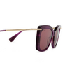 Lunettes de soleil Max Mara BETH 83W violet / striped - Vignette du produit 3/3