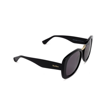 Max Mara BRIDGE Sunglasses 01A shiny black - three-quarters view