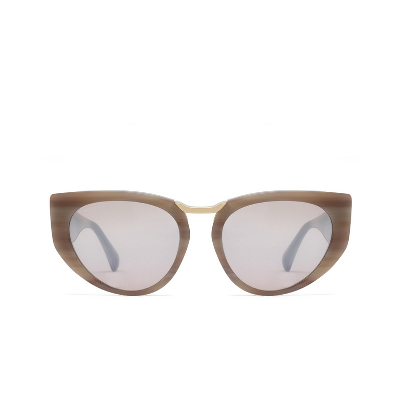 Occhiali da sole Max Mara BRIDGE1 60G beige horn - 1/3