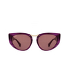 Lunettes de soleil Max Mara BRIDGE1 83Y violet / striped - Vignette du produit 1/3