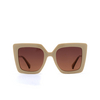 Occhiali da sole Max Mara DESIGN4 25F shiny ivory - anteprima prodotto 1/3