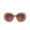 Max Mara EDNA Sunglasses 25F shiny ivory - product thumbnail 1/3