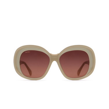 Max Mara EDNA Sunglasses 25F shiny ivory - front view