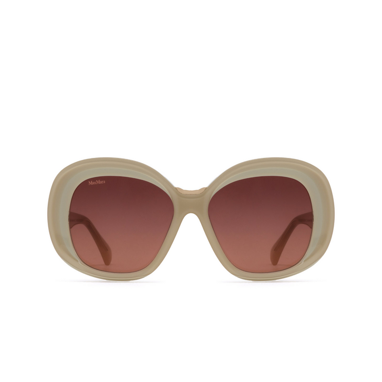 Max Mara EDNA Sunglasses 25F shiny ivory - 1/3