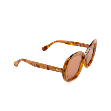 Max Mara EDNA Sunglasses 56E coloured havana - three-quarters view