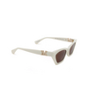 Lunettes de soleil Max Mara EMME13 21E shiny white - Vignette du produit 2/3