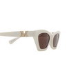 Lunettes de soleil Max Mara EMME13 21E shiny white - Vignette du produit 3/3