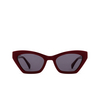 Lunettes de soleil Max Mara EMME13 69A shiny dark red - Vignette du produit 1/3