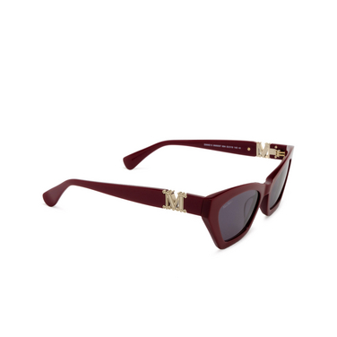 Max Mara EMME13 Sunglasses 69A shiny dark red - three-quarters view
