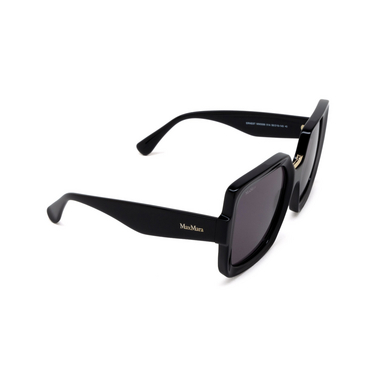 Max Mara ERNEST Sunglasses 01A shiny black - three-quarters view