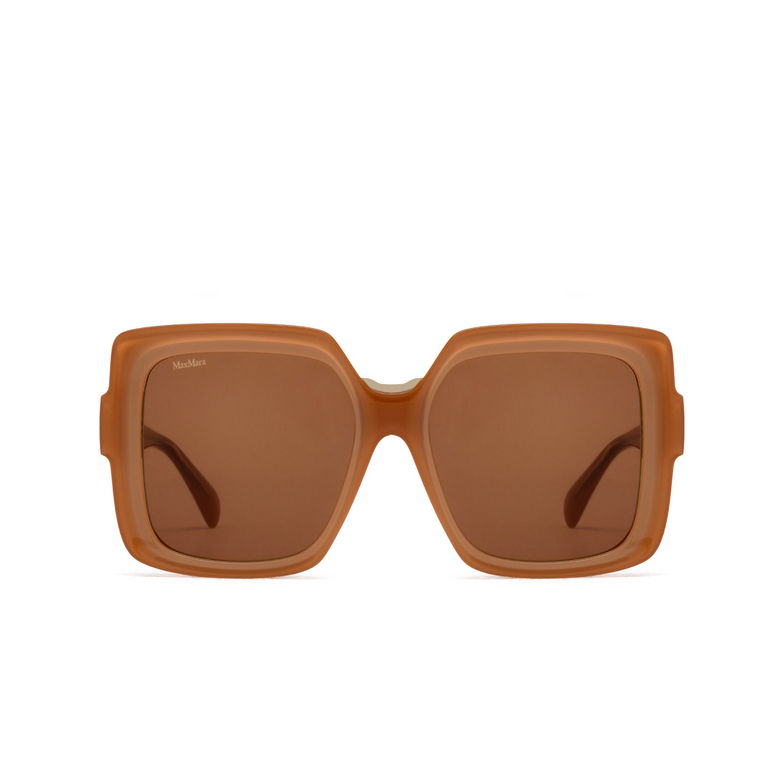 Lunettes de soleil Max Mara ERNEST 44E shiny light orange - 1/3