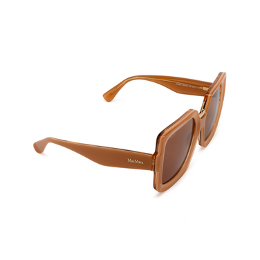 Max Mara ERNEST Sunglasses 44E shiny light orange - three-quarters view