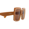 Occhiali da sole Max Mara ERNEST 44E shiny light orange - anteprima prodotto 3/3