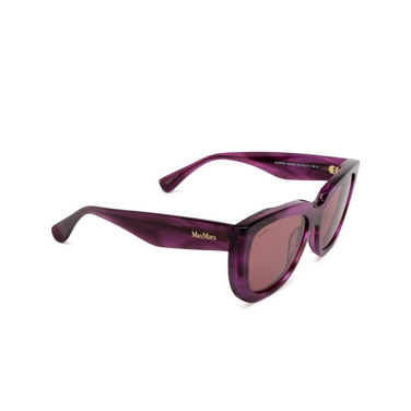 Max Mara GLIMPSE4 Sunglasses 83Y violet / striped - three-quarters view