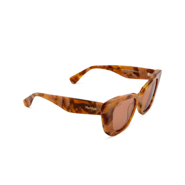 Max Mara GLIMPSE5 Sunglasses 56E coloured havana - three-quarters view