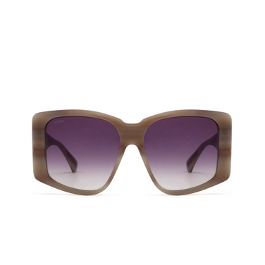 Max Mara GLIMPSE6 Sunglasses 60Z beige horn - front view