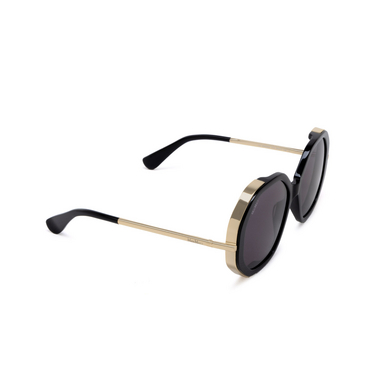 Max Mara LIZ Sunglasses 01A shiny black - three-quarters view