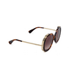 Lunettes de soleil Max Mara LIZ 52F dark havana - Vignette du produit 2/3