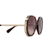 Lunettes de soleil Max Mara LIZ 52F dark havana - Vignette du produit 3/3